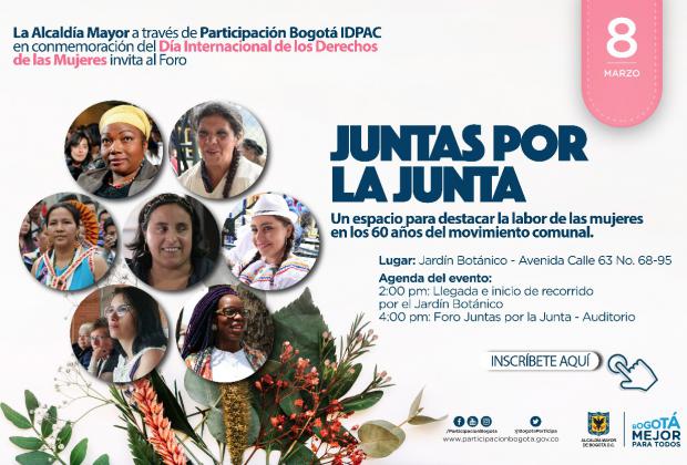 "JUNTAS POR LA JUNTA" FORO PARA CONMEMORAR EL DÍA INTERNACIONAL DE LOS DERECHOS DE LAS MUJERES