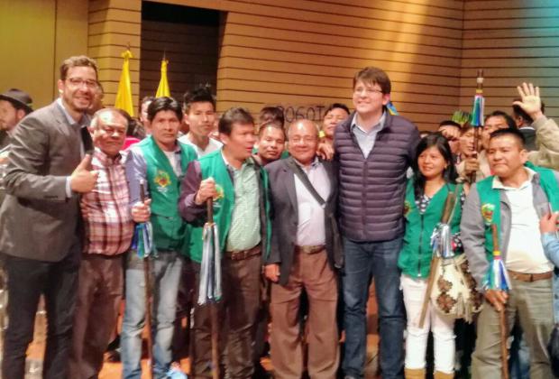  Gobierno de Bogotá y nuevos gobernadores de pueblos indígenas ratificaron compromisos en acto de posesión