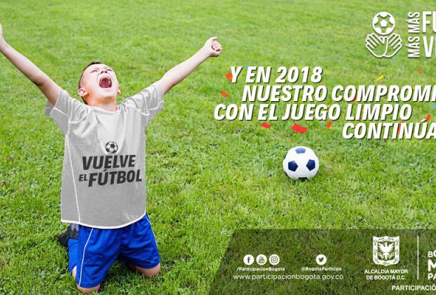 Bogotá se prepara para la primera temporada del fútbol colombiano 2018