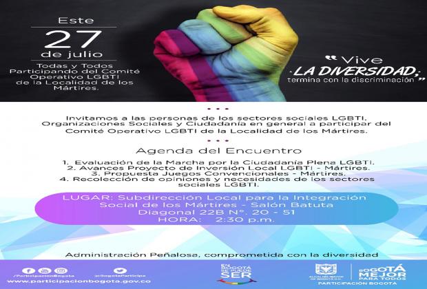 Comité Operativo LGBTI de la localidad de Los Mártires