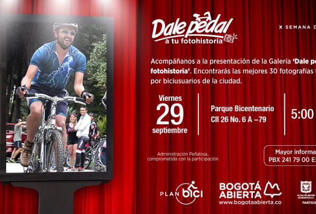 Relatos de andar en bici en Bogotá, en la galería ‘Dale Pedal a tu Fotohistoria’