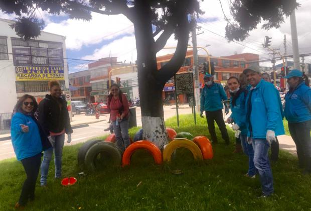 Desechos orgánicos de parque en Usaquén son convertidos en abono en Bosa