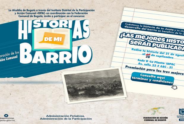 Inscríbase al concurso ‘Historias de mi Barrio’