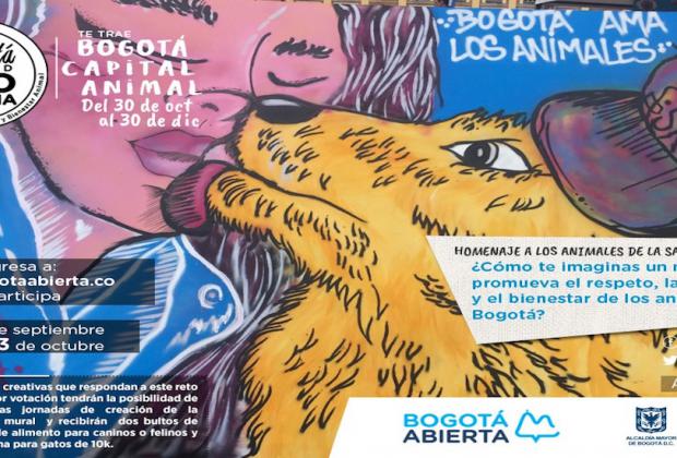 Pintemos un mural que promueva el respeto, protección y bienestar de los animales de Bogotá 