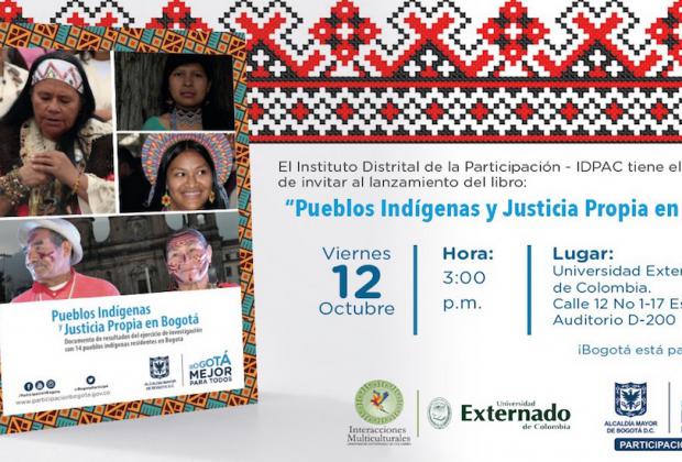 Lanzamiento del libro “Pueblos Indígenas y Justicia Propia en Bogotá”