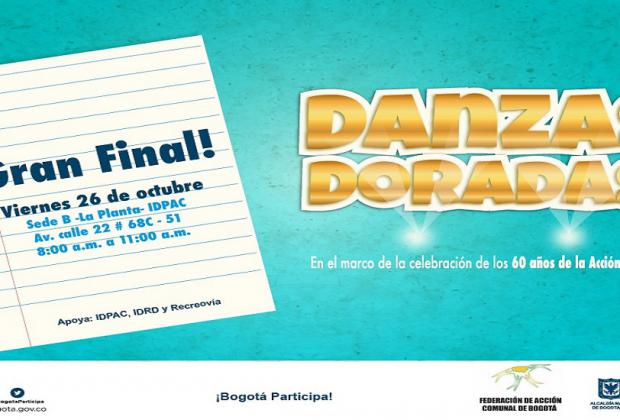 El viernes 26 de octubre se realizará la Gran Final de la convocatoria ‘Danzas Doradas’