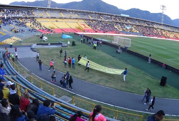 Vive sin violencia la fiesta del fútbol en Bogotá