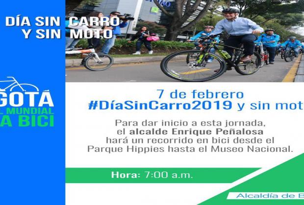 Ciclista serán los protagonistas de nueva jornada de Día sin Carro y sin Moto este jueves 7 de Febrero