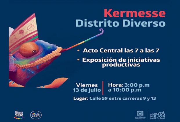 Este 13 de julio, una kermesse con los colores del arcoíris