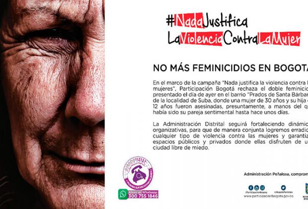 Nada Justifica la Violencia Contra la Mujer